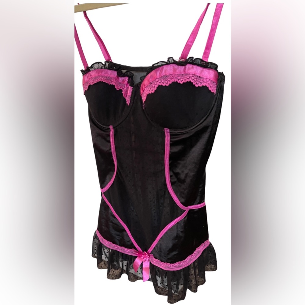 Never Naked Bustier Intimate Nightwear Sz M like new